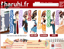 Tablet Screenshot of haruhi.fr